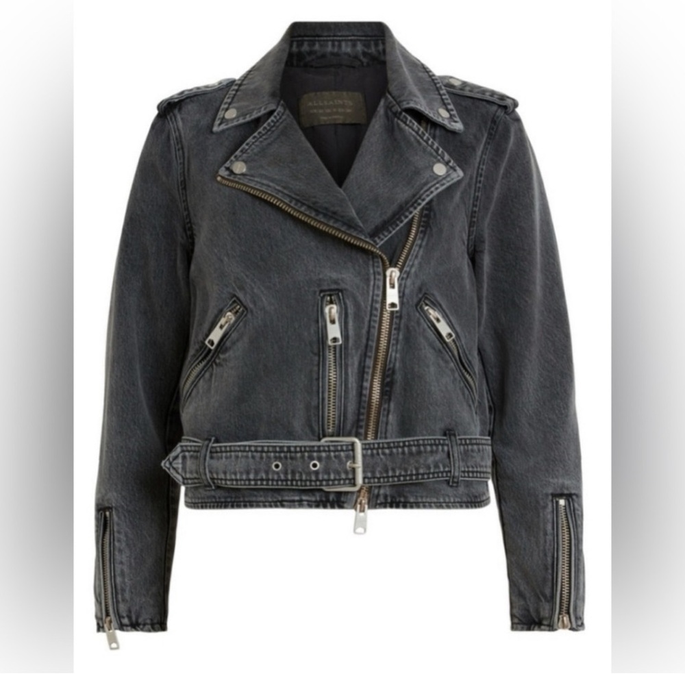 Brand New All Saints Balfren Jean Jacket - Picture 3 of 7